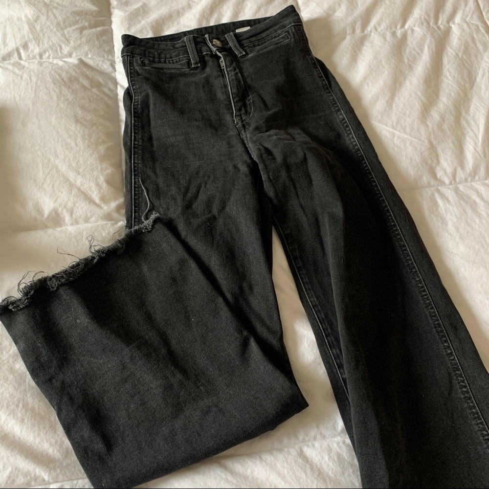 🍁 H&M| Black Culotte Jeans
